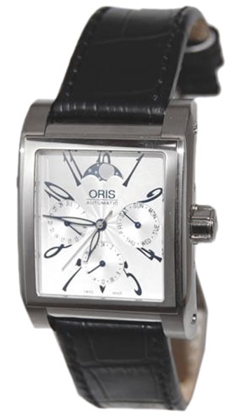 Oris Miles Rectangular Complication 581 7528 40 61 LS